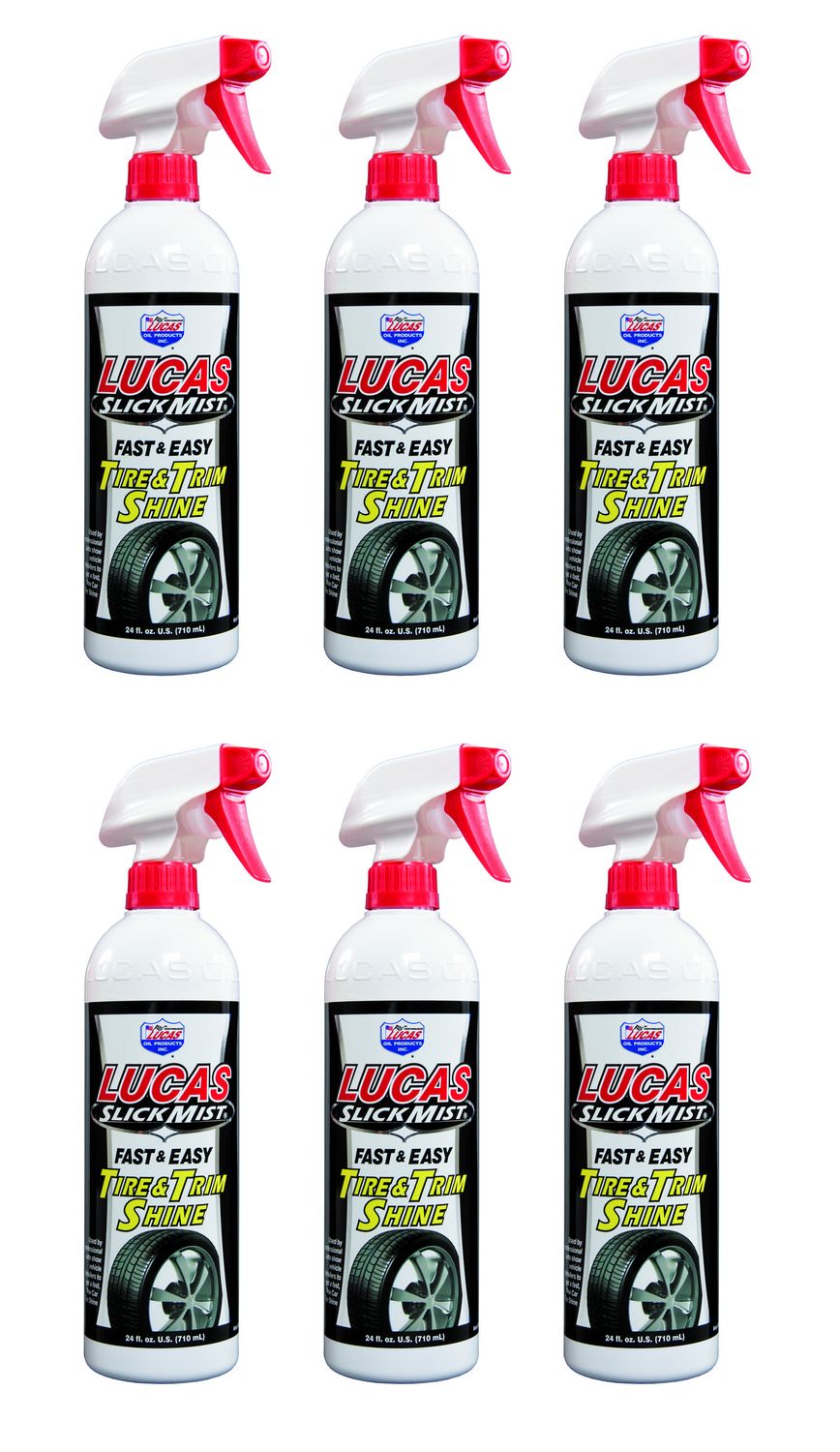 LUCAS OILSlick Mist Tire & Trim Shine 6x24oz