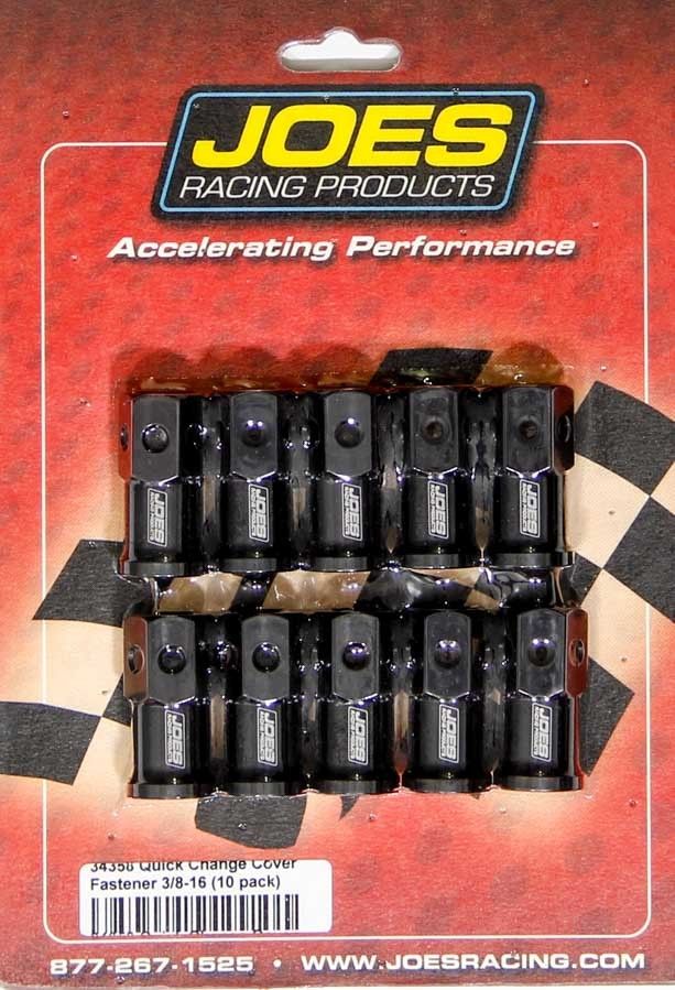 JOES RACING PRODUCTSLW Aluminum Quick Change Cover Nut Kit - 10 Pack