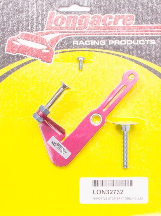 LONGACREPrimary Throttle Stop Bracket 2 BBL
