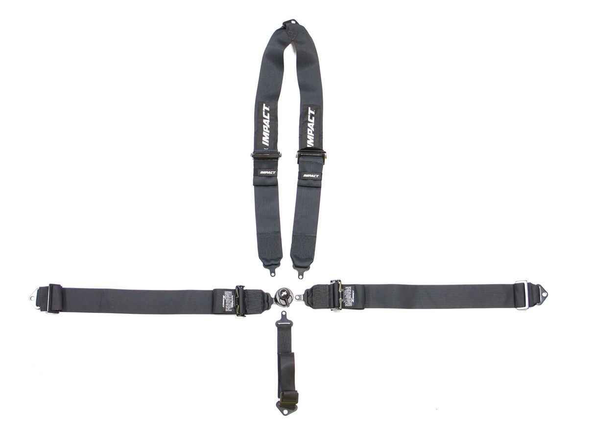 IMPACT RACING5-PT Wizard Harness V-Type Shoulder P/D Grey