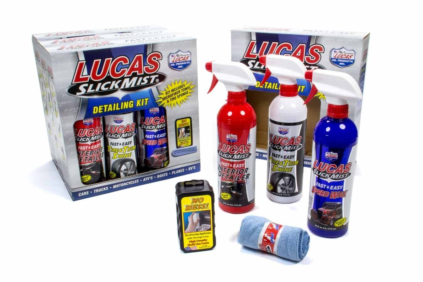 LUCAS OILSlick Mist Detailing Kit Case 4 Kits