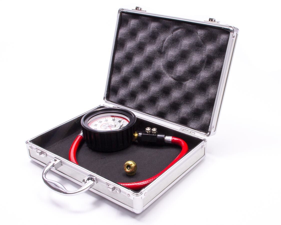 LONGACRETire Gauge 0-40PSI 3.5in GID Dual Bleed
