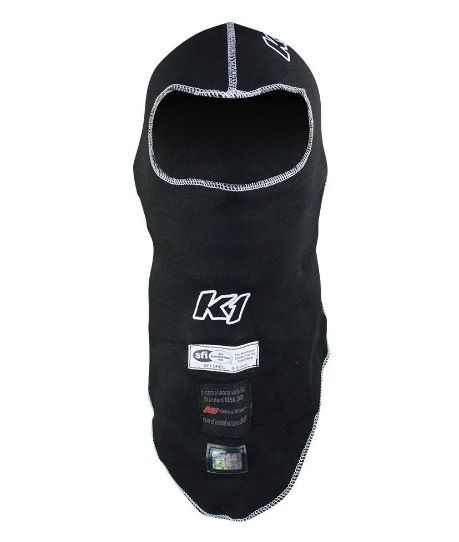 K1 RACEGEARBalaclava Head Sock Flex Black