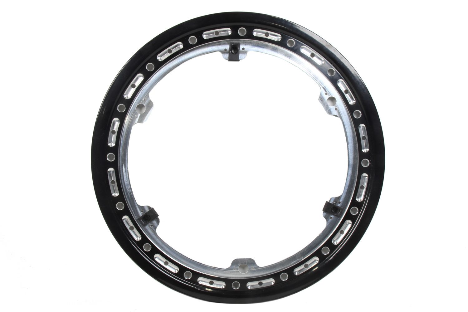 KEIZER ALUMINUM WHEELS, INC.Beadlock Ring Black 15in w/3 Threaded Tabs