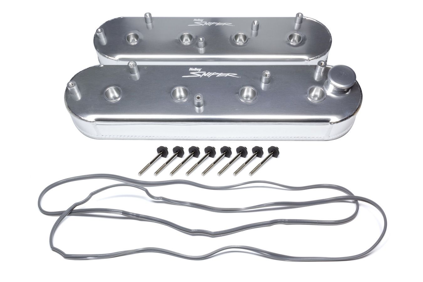 HOLLEYSniper Fabricated Valve Covers SGM LS Tall