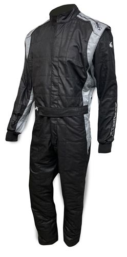 IMPACT RACINGSuit Racer 2.0 1pc Large Black/Gray
