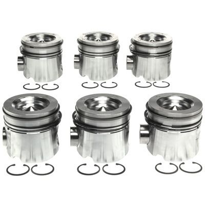 MAHLE ORIGINAL/CLEVITEPiston Set w/Rings Dodge Cummins 6pk