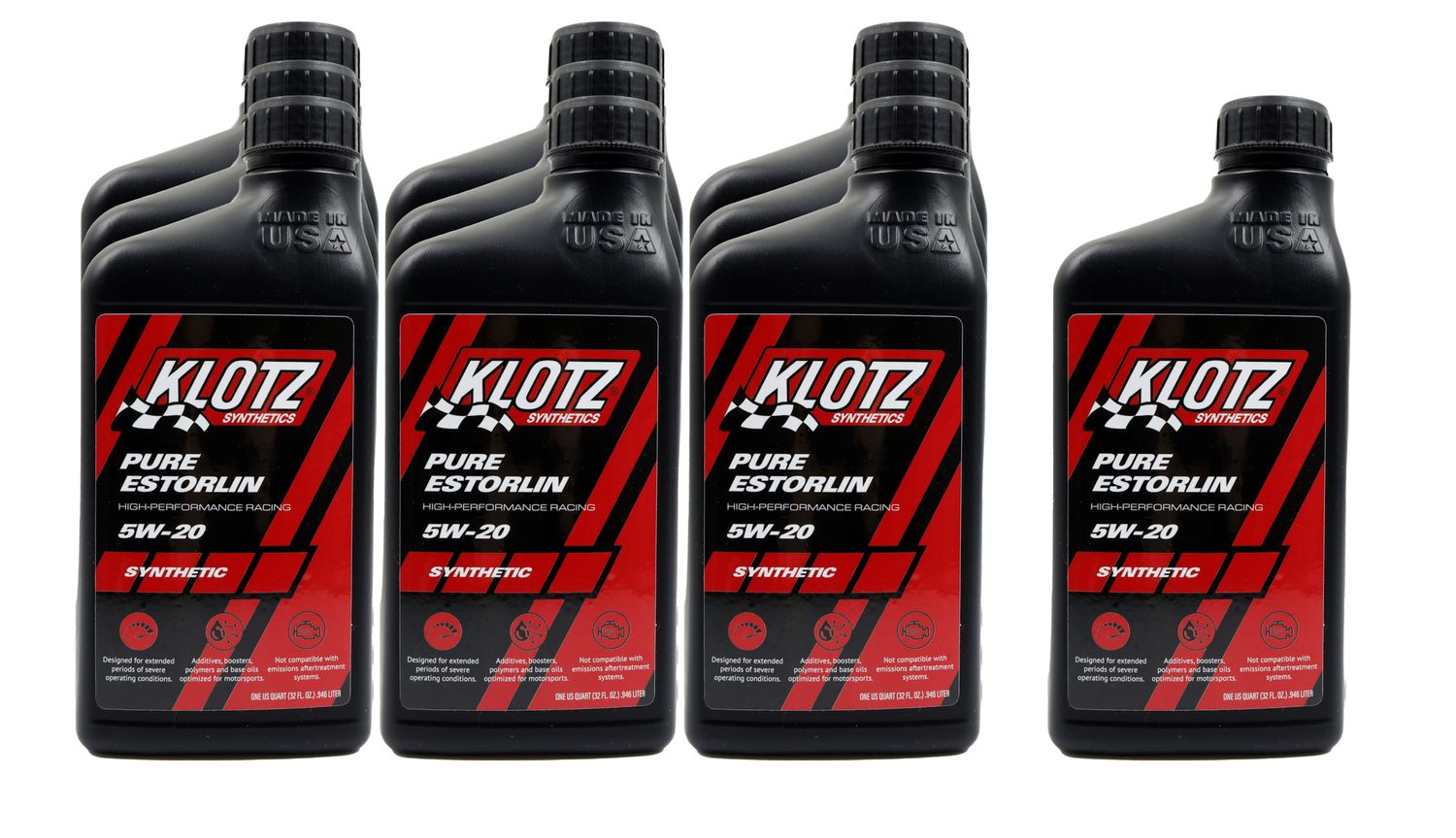 KLOTZ SYNTHETIC LUBRICANTSPure Estorlin Synthetic Oil 5w20 Case 10x1 Quart