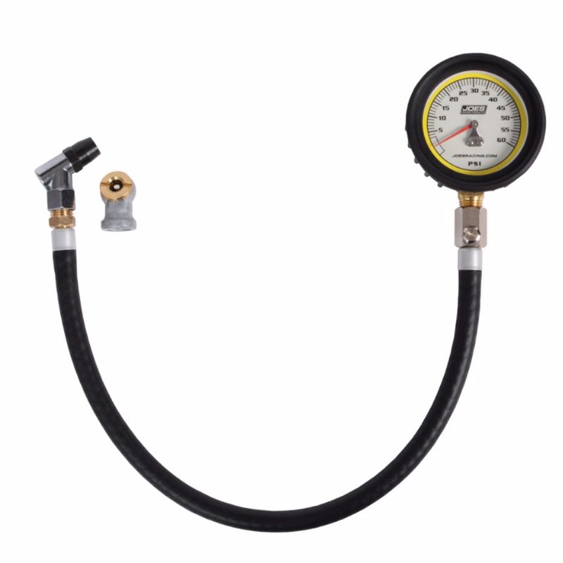 JOES RACING PRODUCTSTire Pressure Gauge 0-60psi Pro w/HiFlo Hold