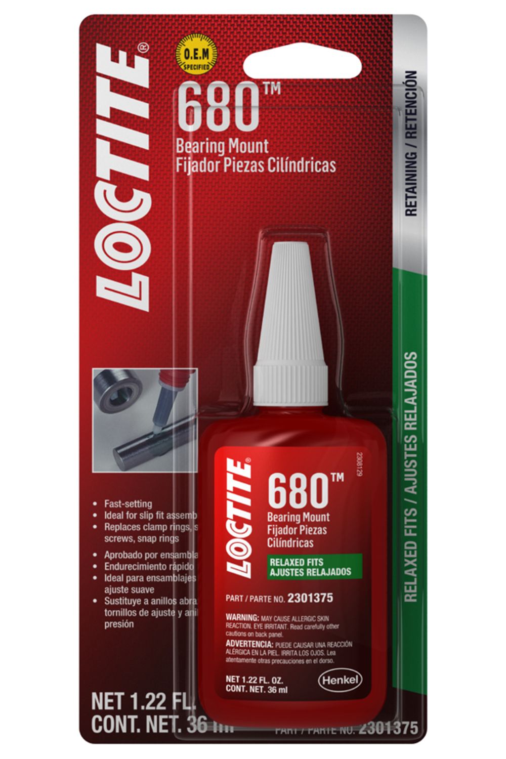 LOCTITE680 Bearing Mount Retaining Compound