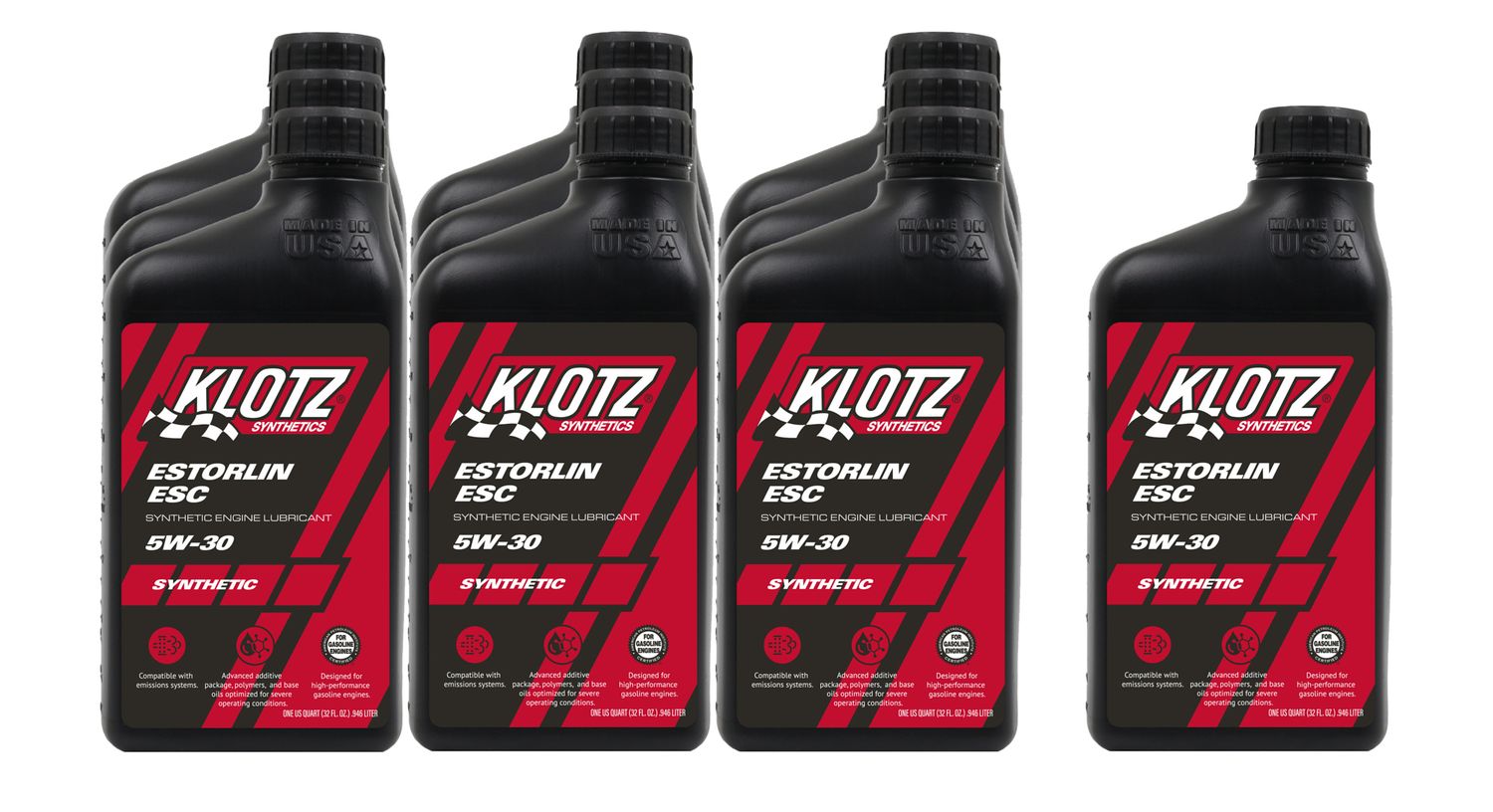 KLOTZ SYNTHETIC LUBRICANTSEstorlin ESC 5W-30 Case 1 Quart