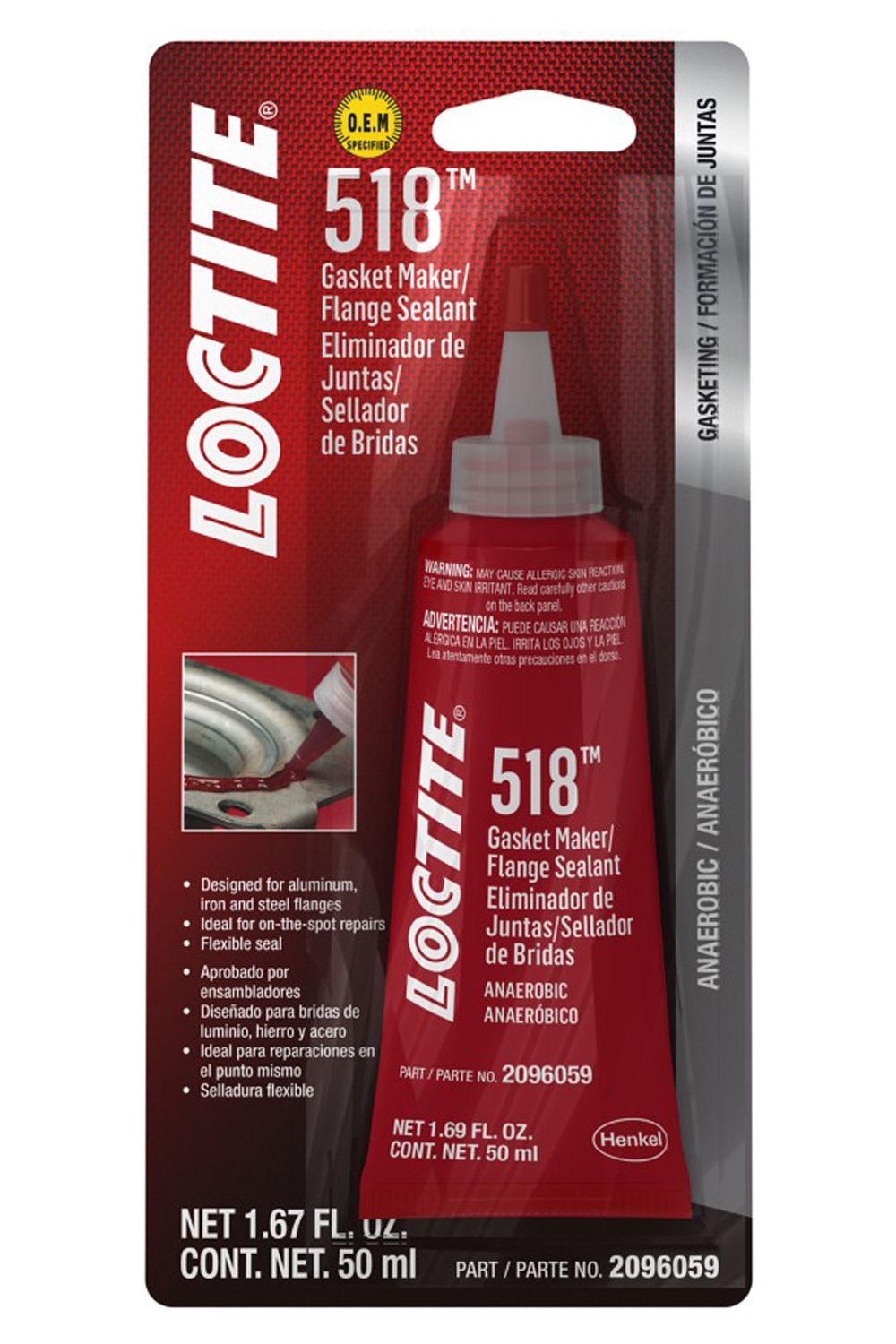 LOCTITEGasket Maker 518 Anaerbc 50ml/1.69oz