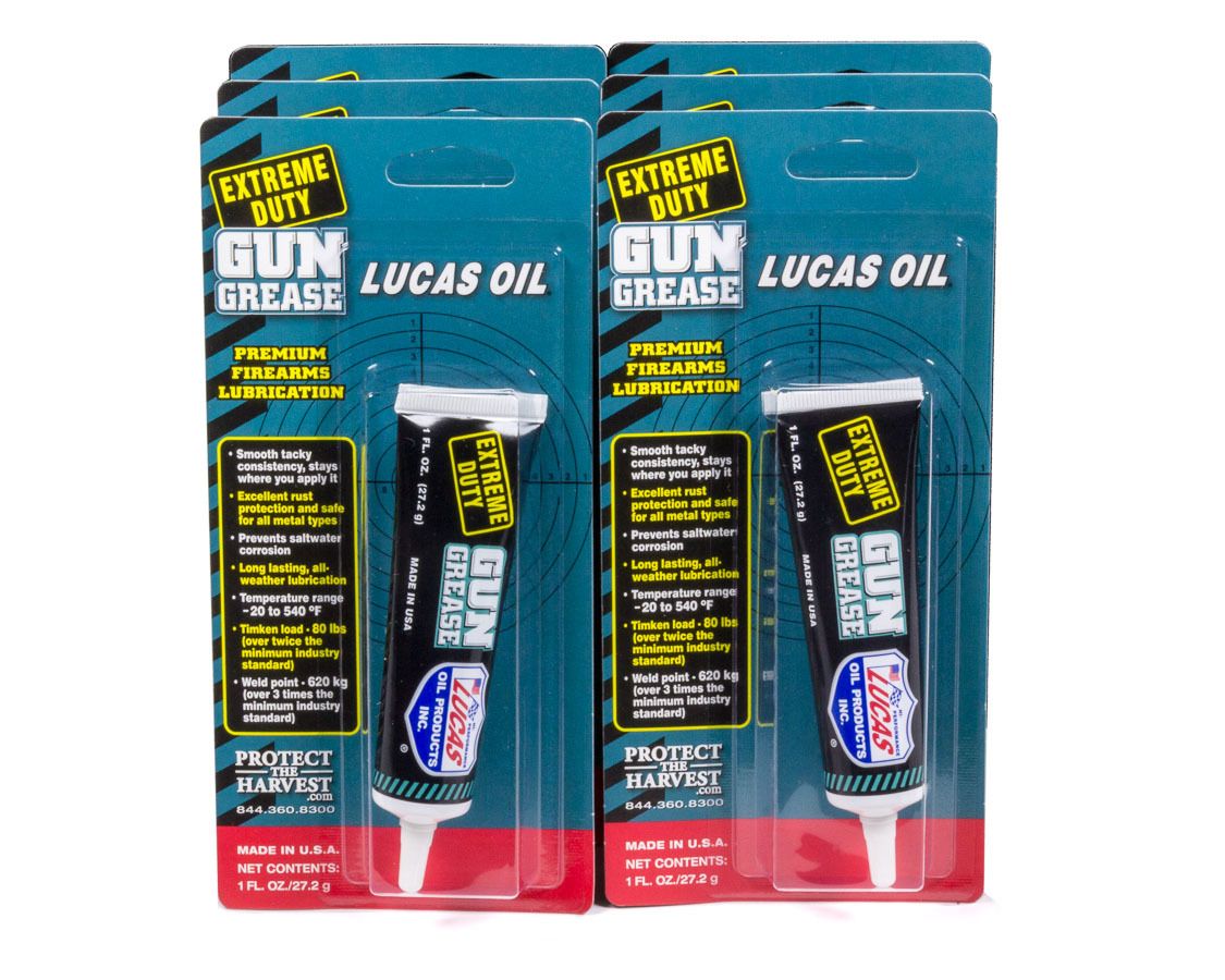 LUCAS OILExtreme Duty Gun Grease Case 6 x 1 Ounce