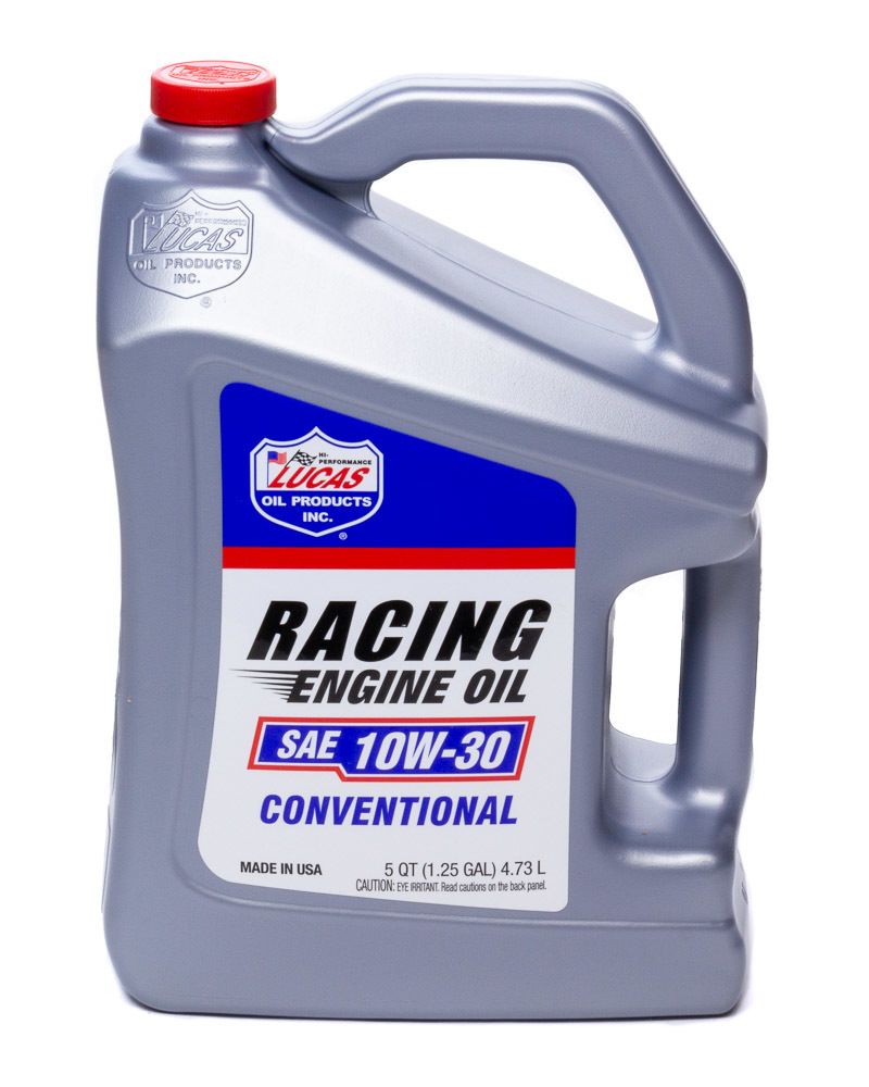 LUCAS OILSAE Racing Oil 10w30 5qt Bottle