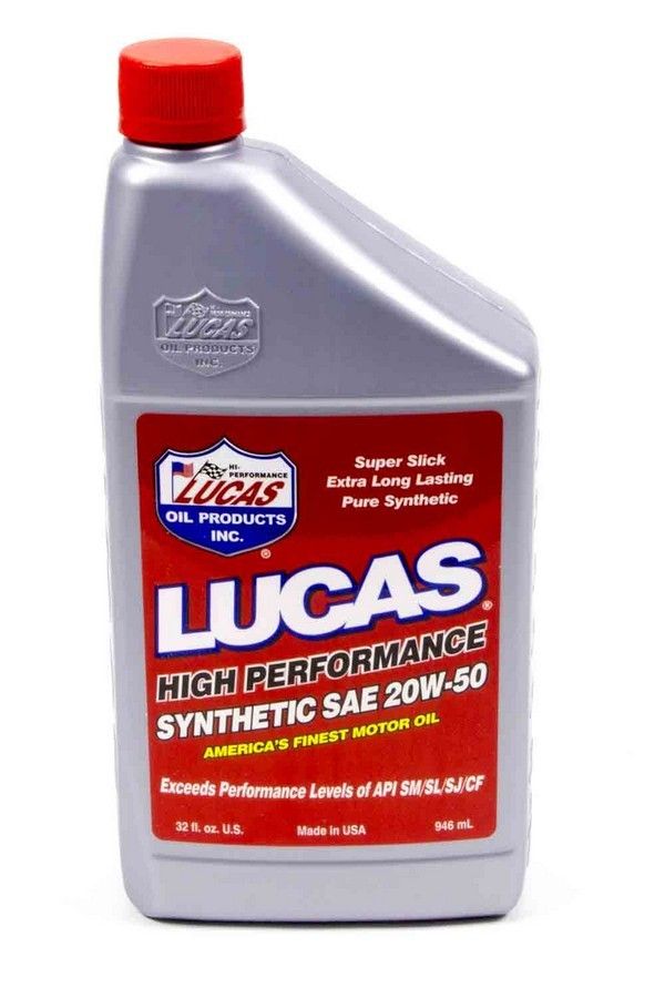 LUCAS OILSynthetic 20w50 Oil 1 Qt
