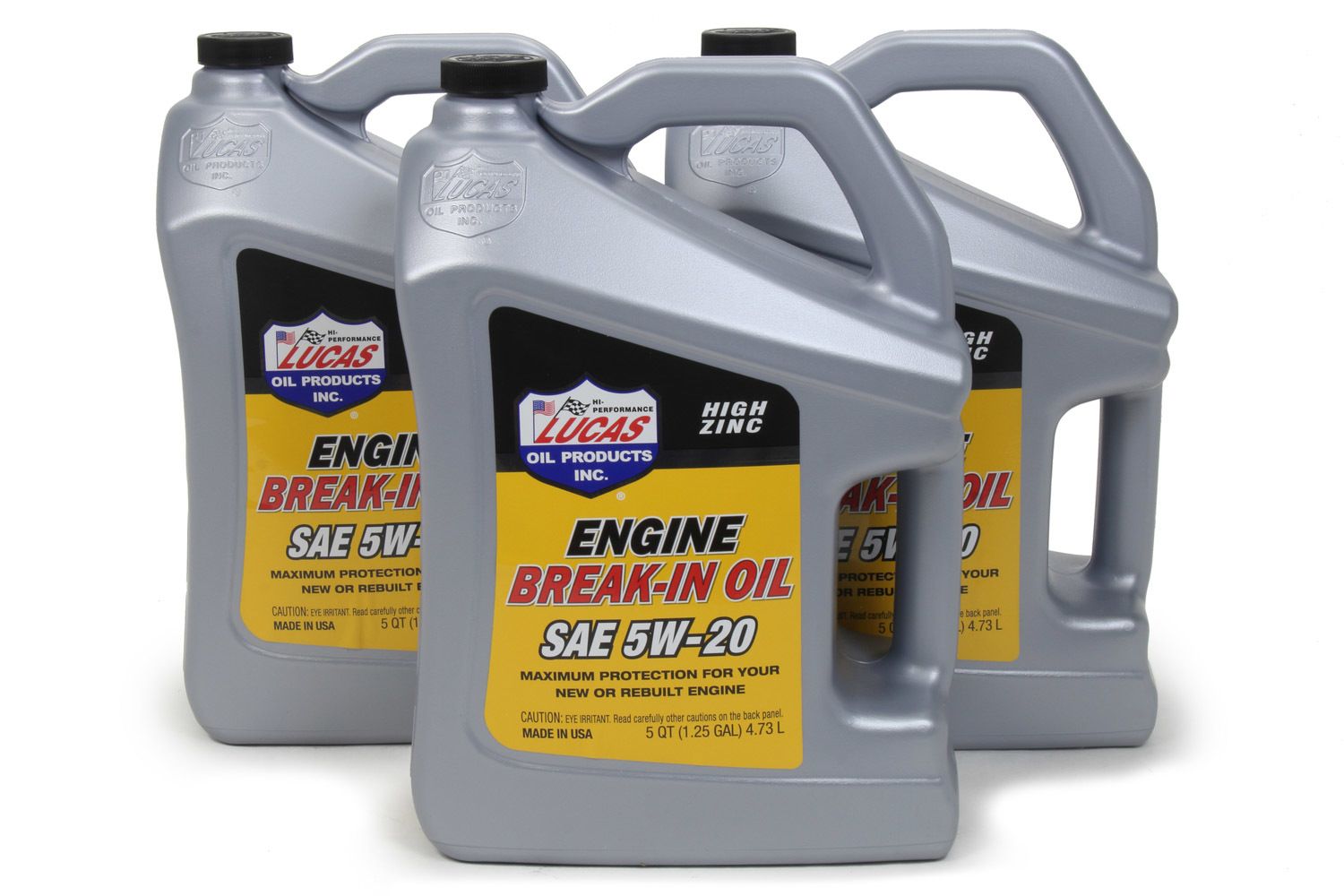 LUCAS OILSAE 5w20 Break-In Oil Case 3 x 5 Quart