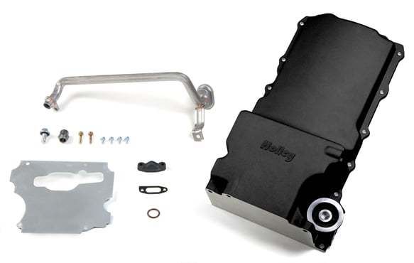 HOLLEYGM Retro Fit Oil Pan - LS Engines - Black