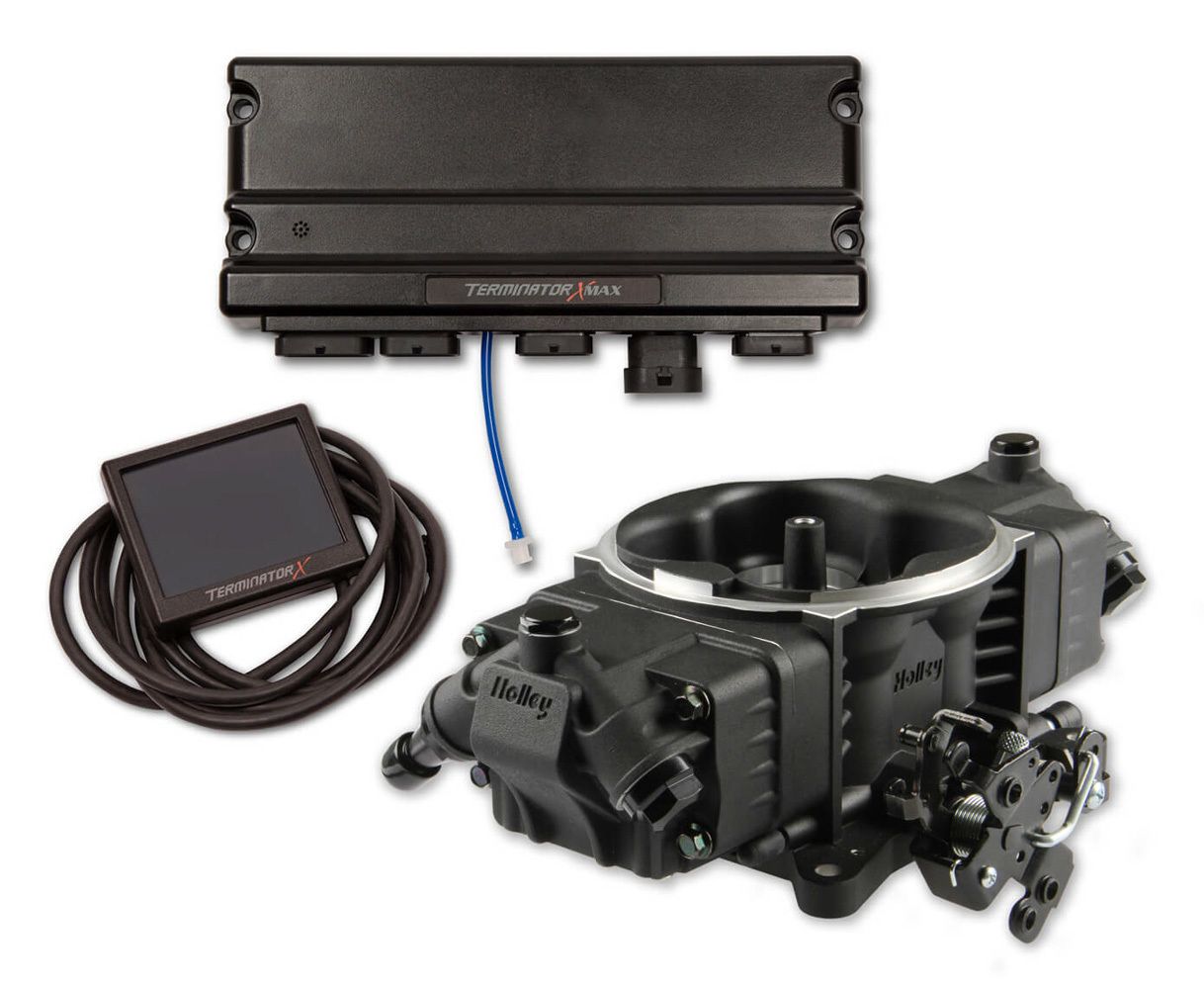 HOLLEYTerminator X MAX STEALTH 4150 EFI Kit w/Trans Con