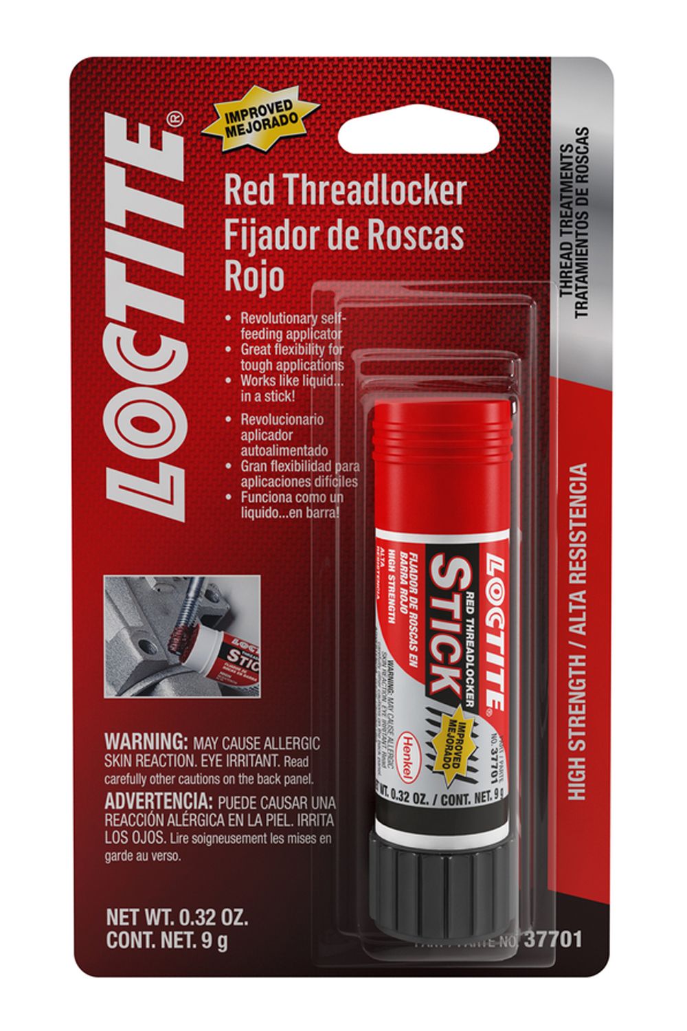 LOCTITEThreadlocker Red Stick 9g/.30oz