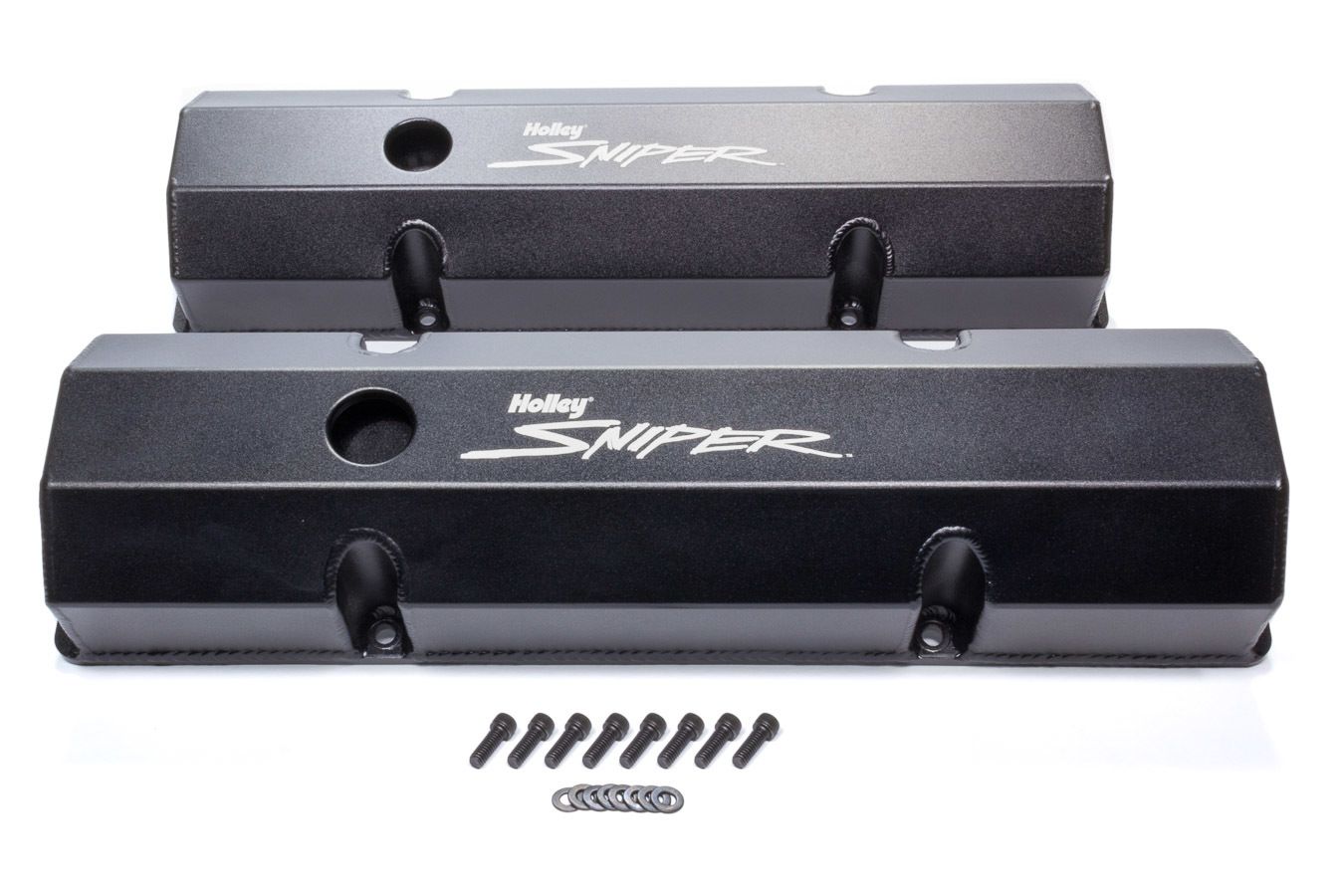 HOLLEYSniper Fabricated Valve Covers SBC Tall