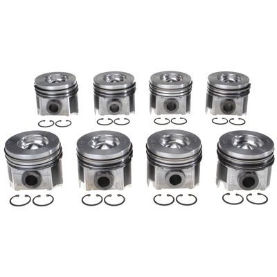 MAHLE ORIGINAL/CLEVITEPiston Set w/Rings Ford 6.0L Diesel 8pk