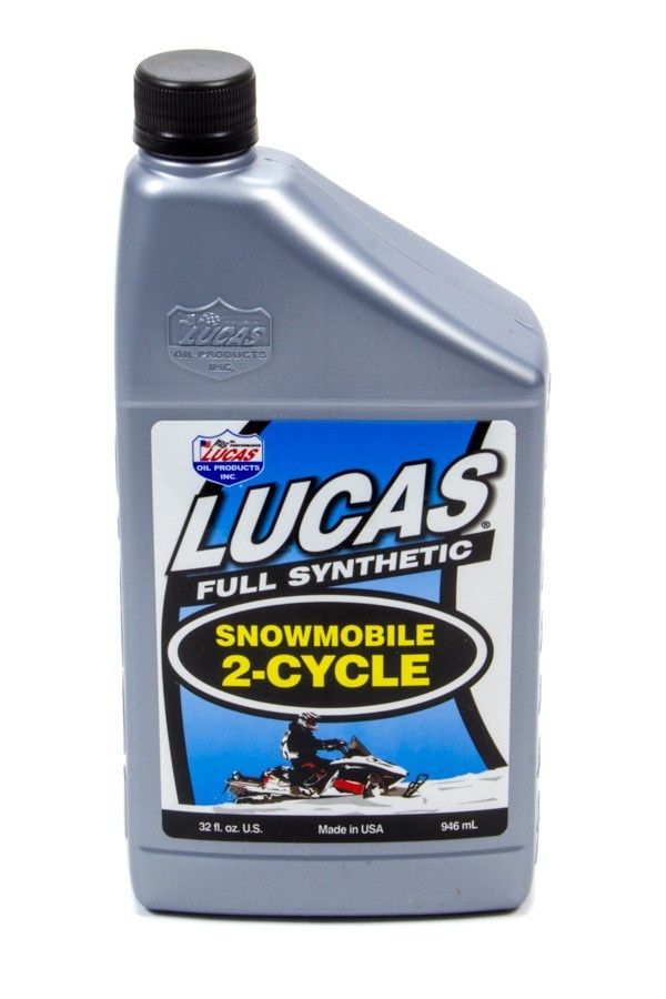 LUCAS OIL2 Cycle Snowmobile Oil Synthetic 1 Qt.