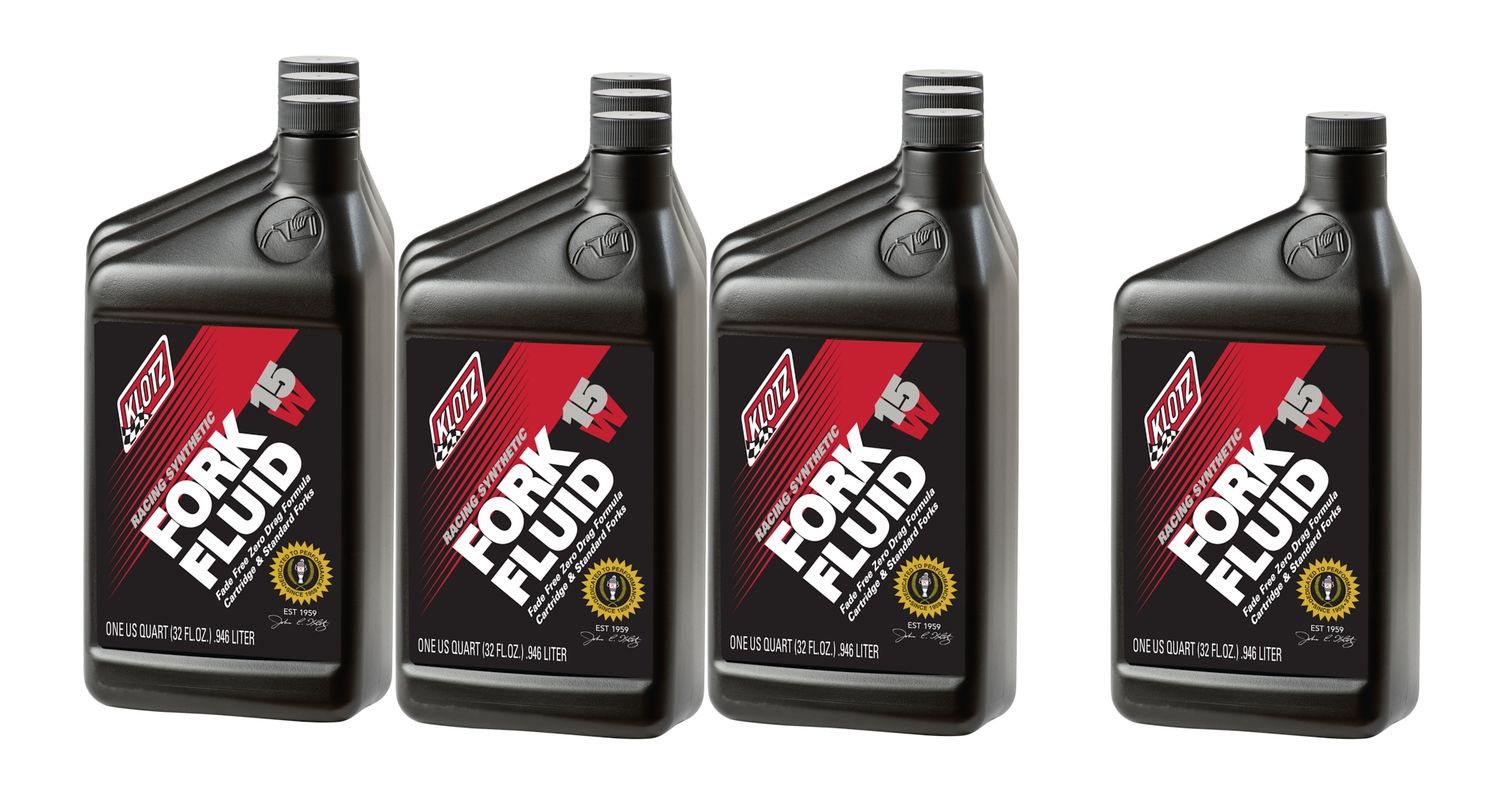 KLOTZ SYNTHETIC LUBRICANTS15W Racing Synthetic Shock Oil Case 10x1Qt
