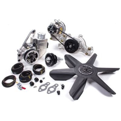 JONES RACING PRODUCTSDrive Kit HTD SBC Crate P/S W/P & Alt w/Fan