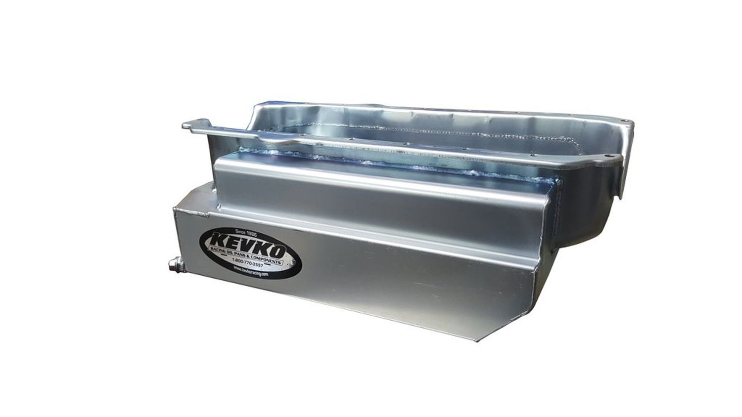 KEVKO OIL PANS & COMPONENTS SBC Oil Pan Sportsman 9qt RH Dipstick 86-Up