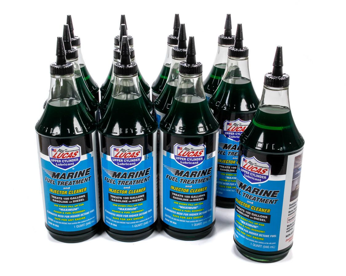 LUCAS OIL Marine Fuel Treatment Case 12x1 Quart