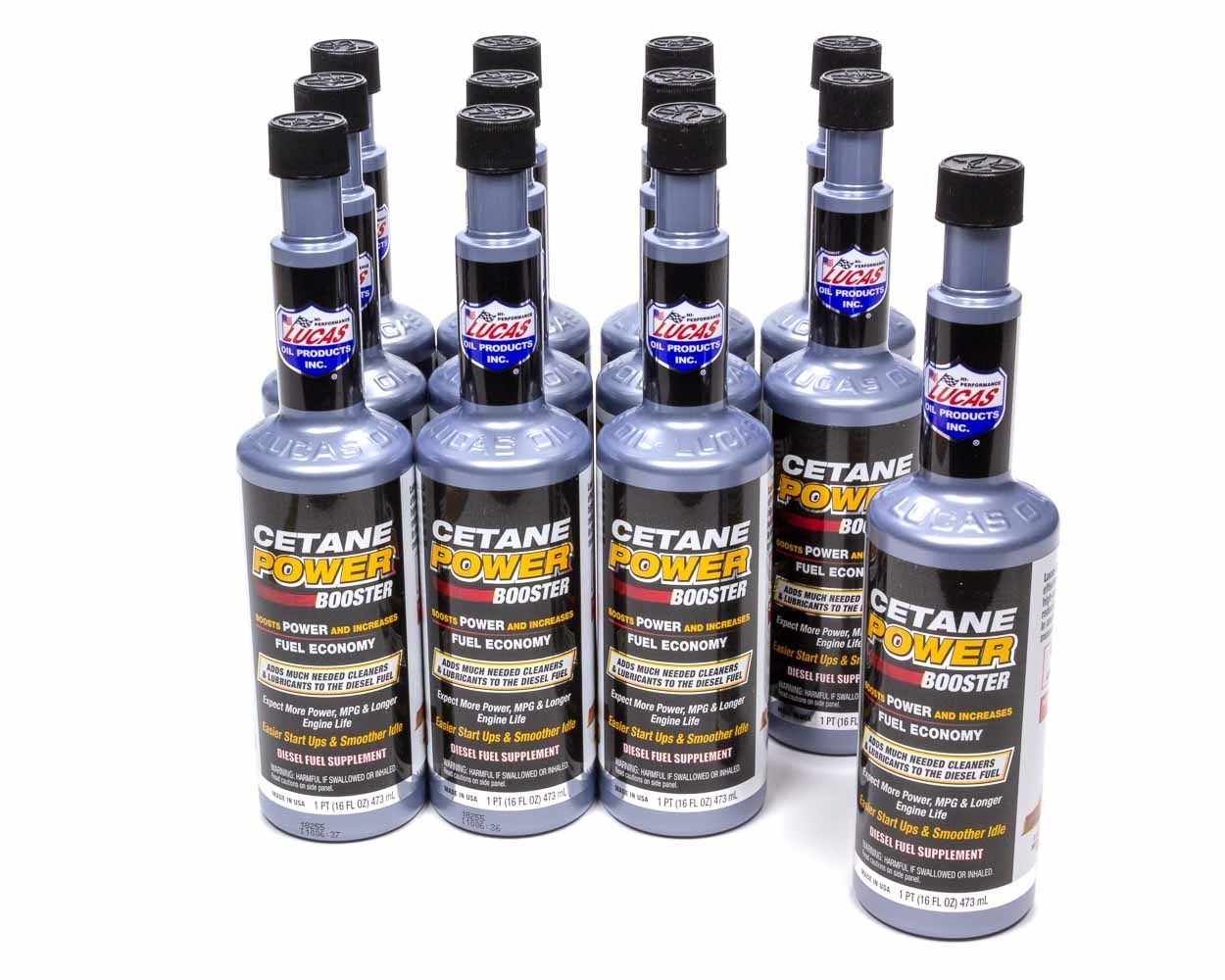 LUCAS OILCetane Power Booster Case 12 x 16 Oz.