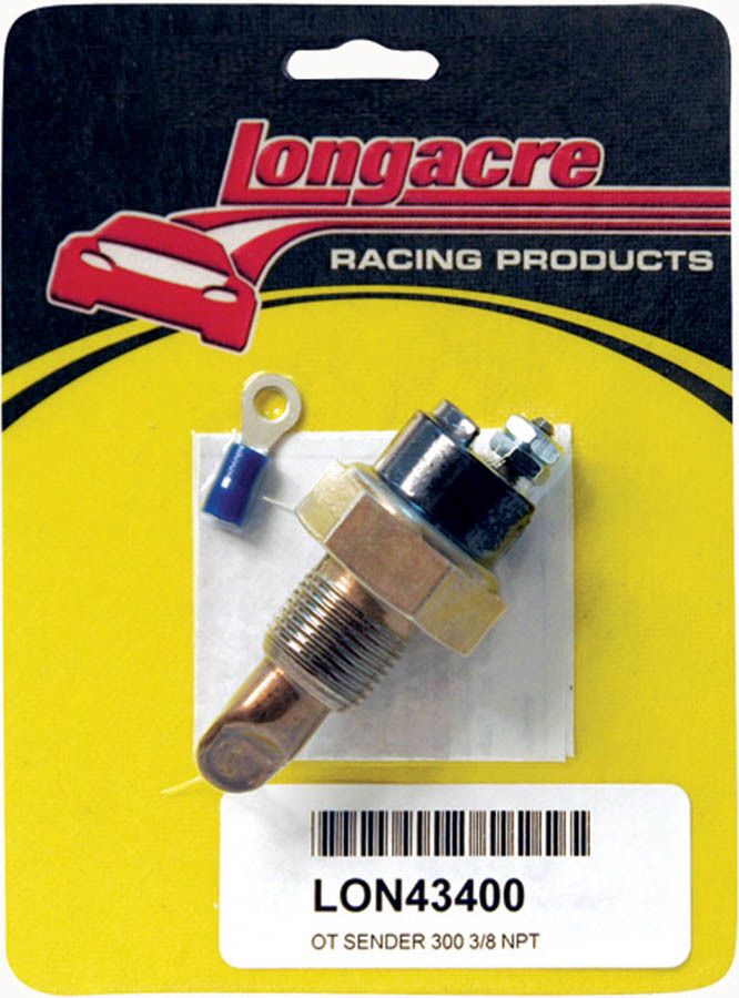 LONGACREOil Temp Sender 3/8in. NPT 300 Deg