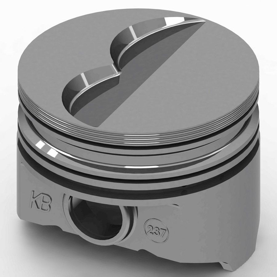 KB PERFORMANCE PISTONSBBM Flat Top Piston Set 4.380 Bore -5cc