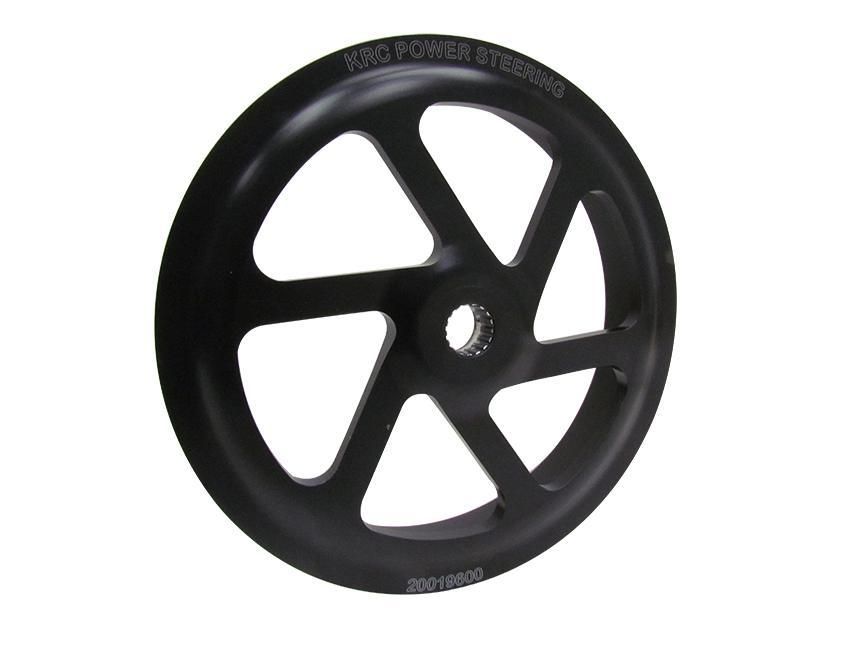 KRC POWER STEERING Pulley 6in Serpentine LS1 / LS6 Offset