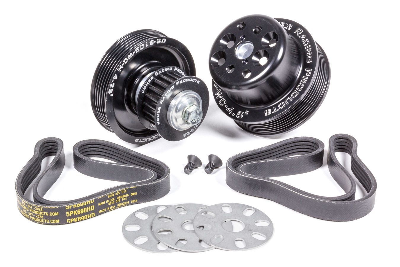 JONES RACING PRODUCTSSerpentine Drive Kit SBC Crate w/ Tandem Pumps