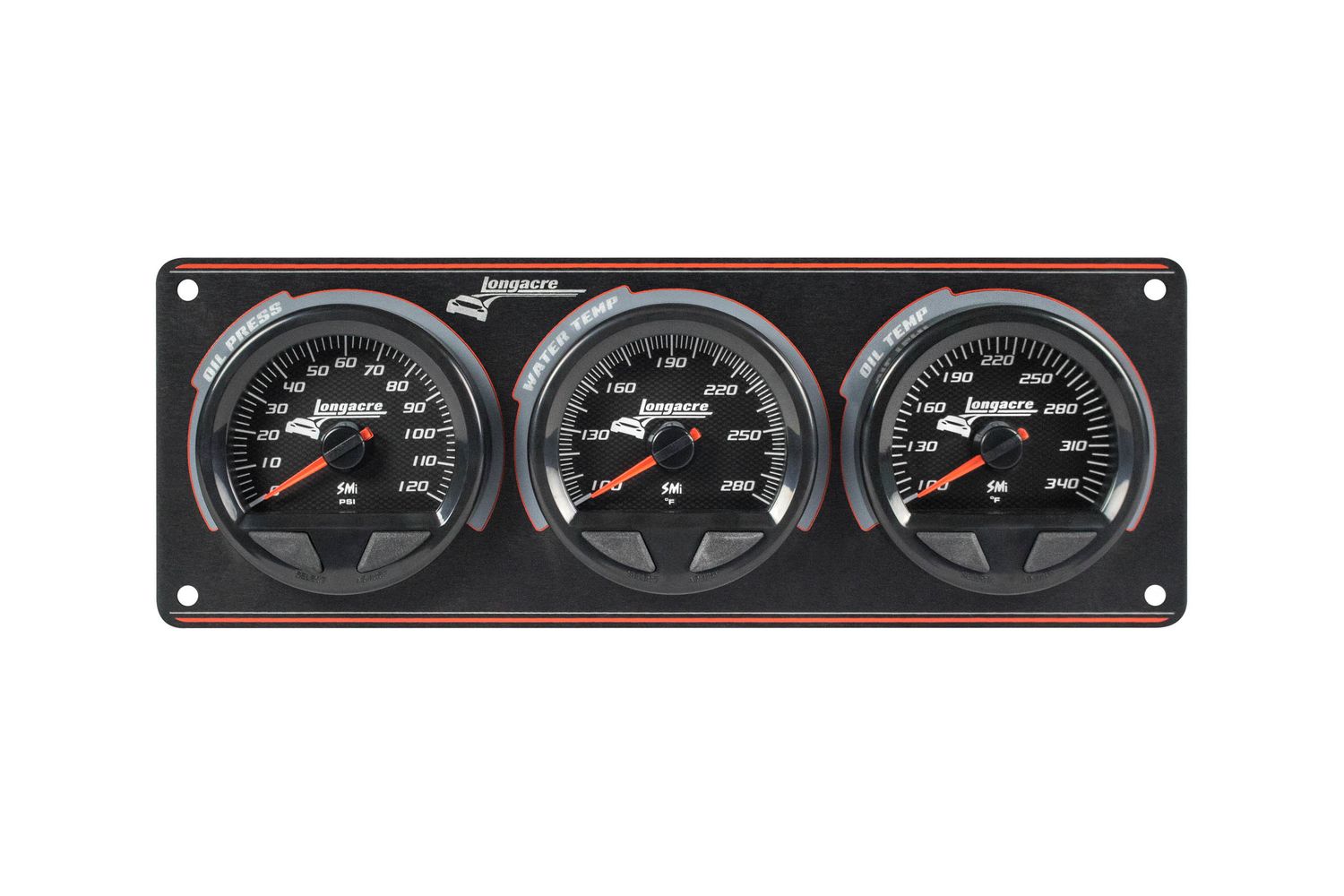 LONGACREWaterproof SMI 3 Gauge Panel OP/WT/OT