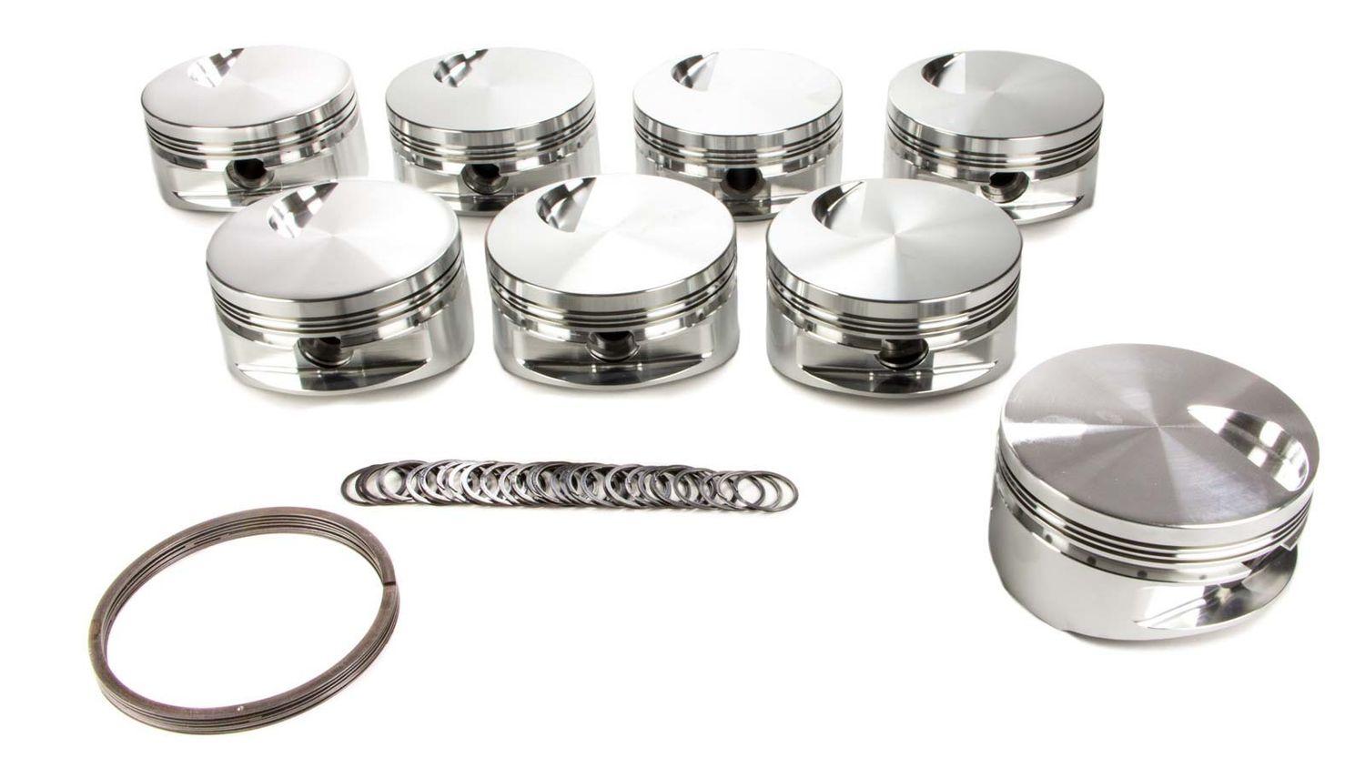 JE PISTONSBBC Flat Top Piston Set 4.530 Bore -3cc