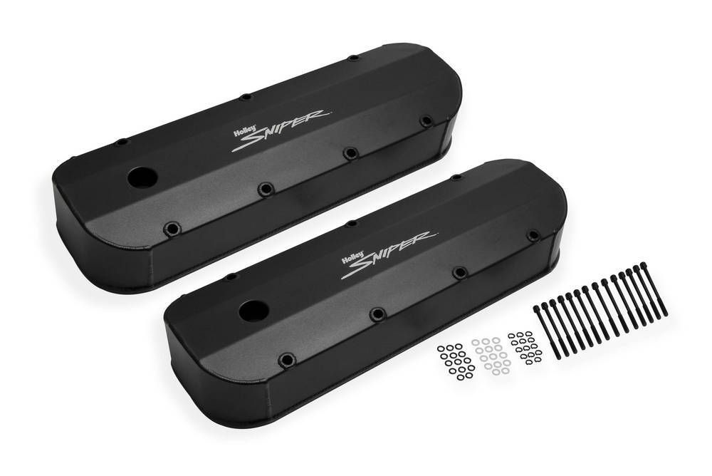HOLLEY Sniper Fabricated Valve Covers  BBC Tall