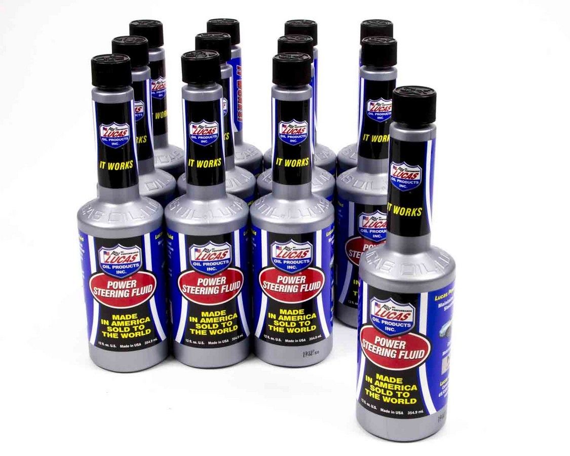 LUCAS OILPower Steering Fluid Case 12x12oz