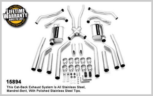 MAGNAFLOW PERF EXHAUST68-72 GM A Body 2.5in Dual Exhaust System
