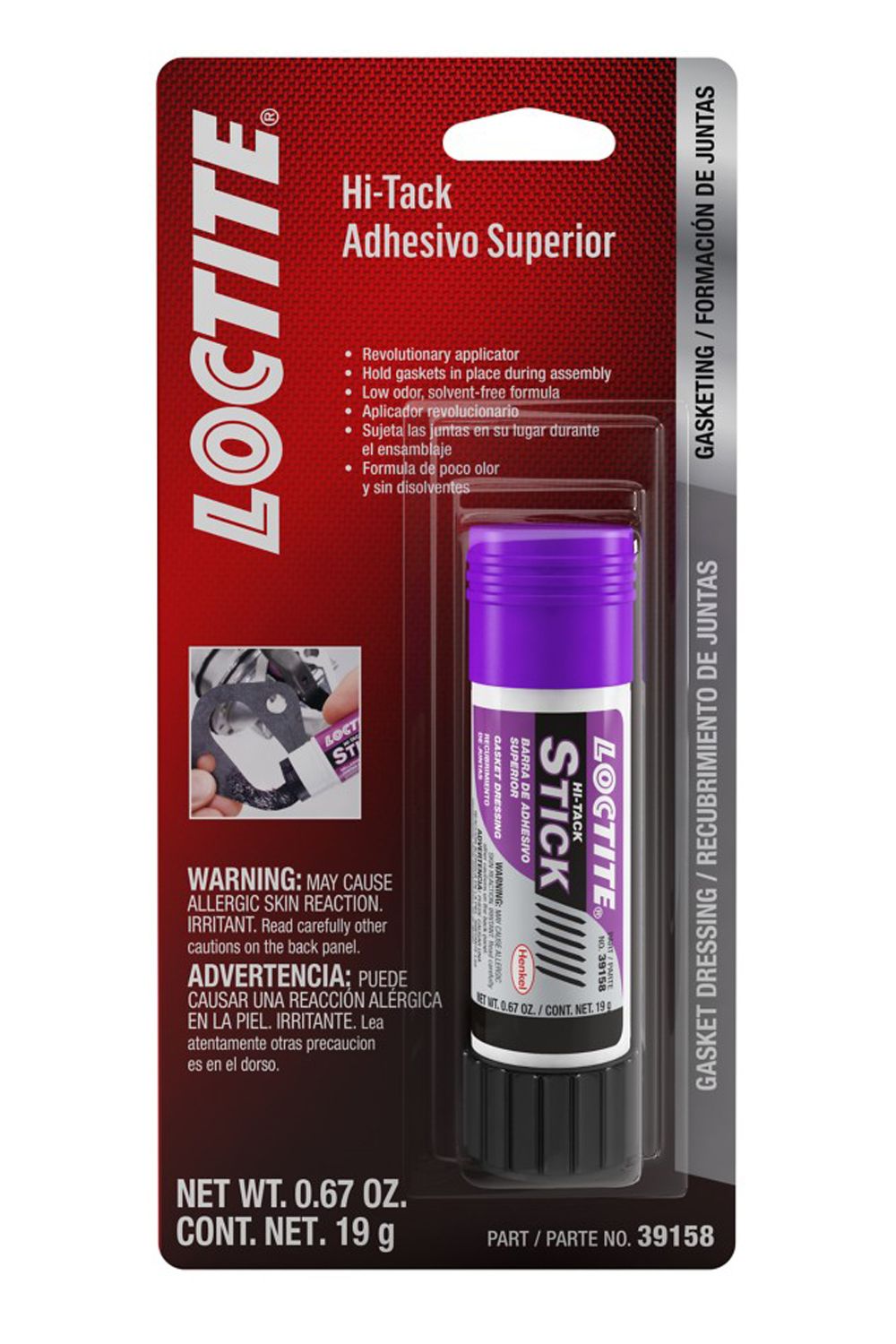 LOCTITEHi Tack Gasket Dressing Stick 19g/.67oz