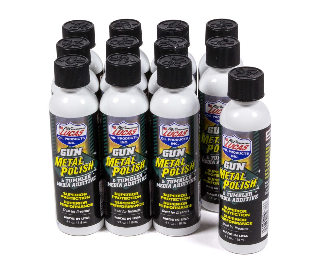 LUCAS OILGun Metal Polish Case 12 x 4 Ounce
