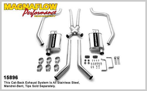 MAGNAFLOW PERF EXHAUST67-69 GM F Body 2.5in Dual Exhaust System