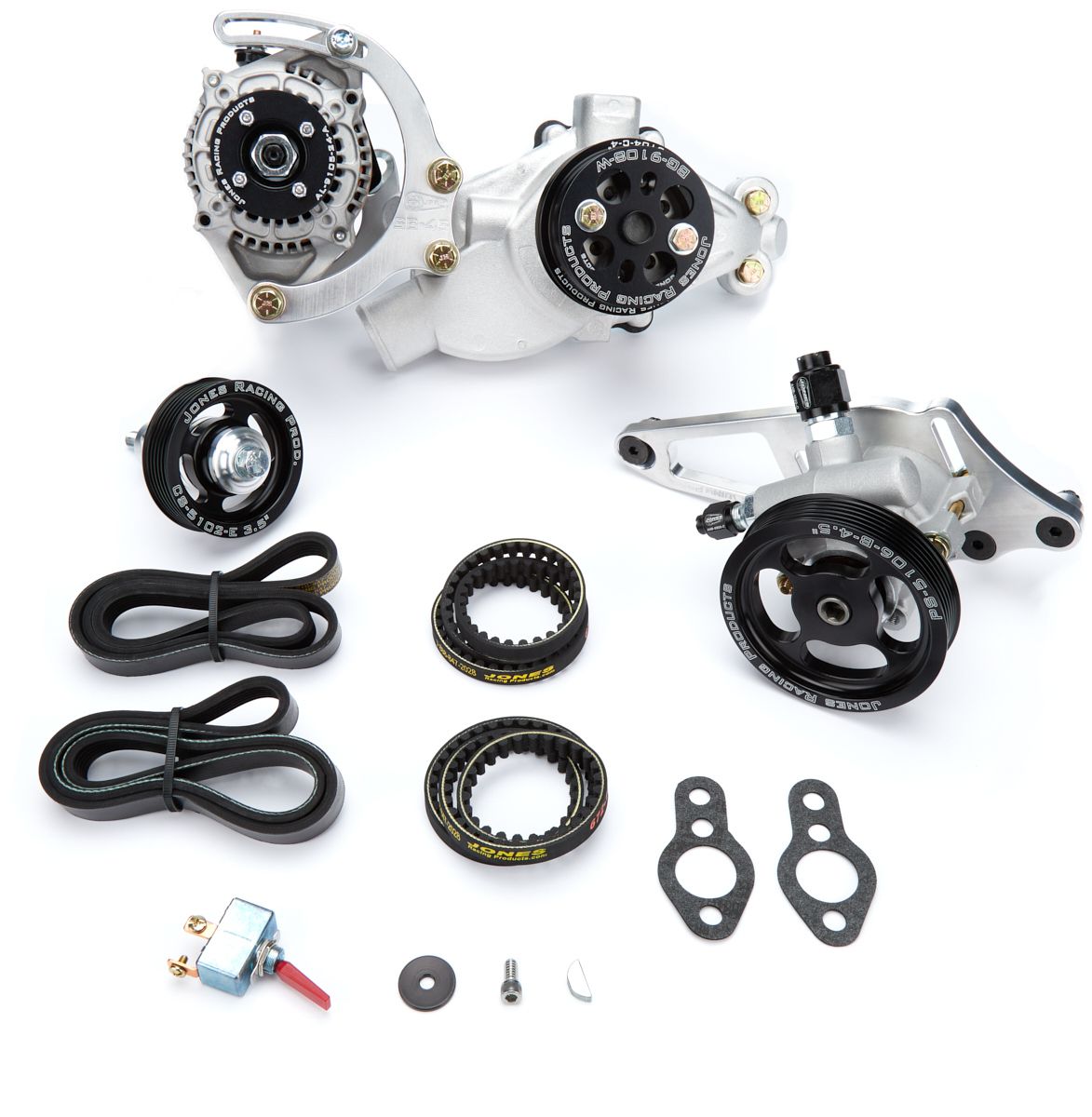 JONES RACING PRODUCTSSerpentine Drive Kit SBC w/ P/S - W/P & Alt