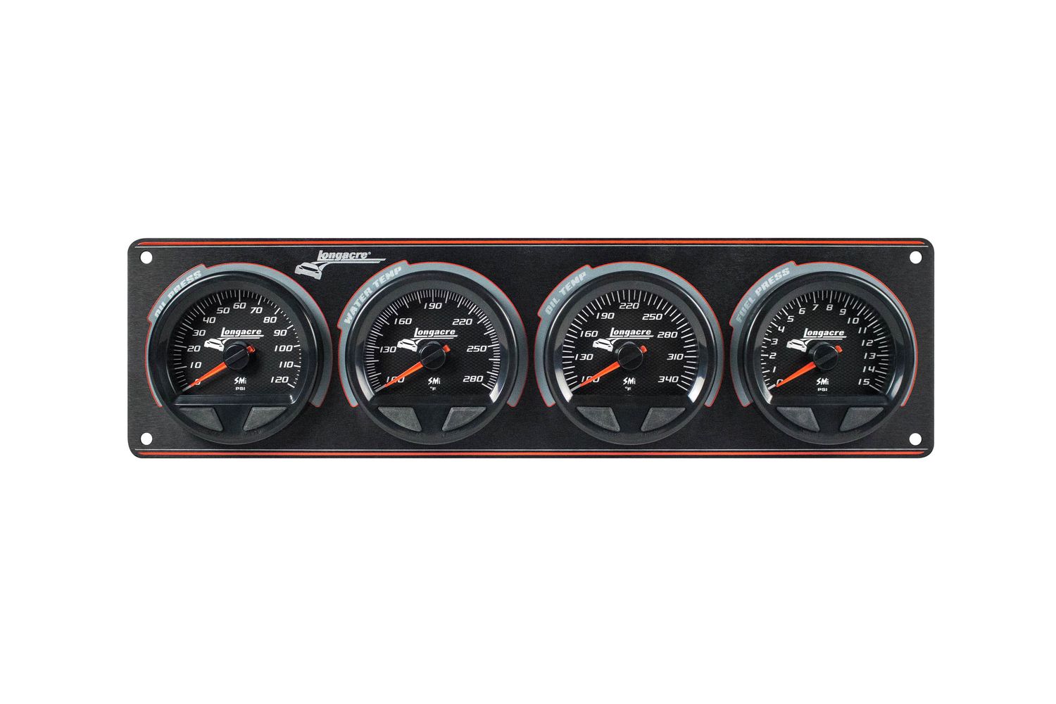 LONGACREWaterproof SMI 4 Gauge Panel OP/WT/OT/FP