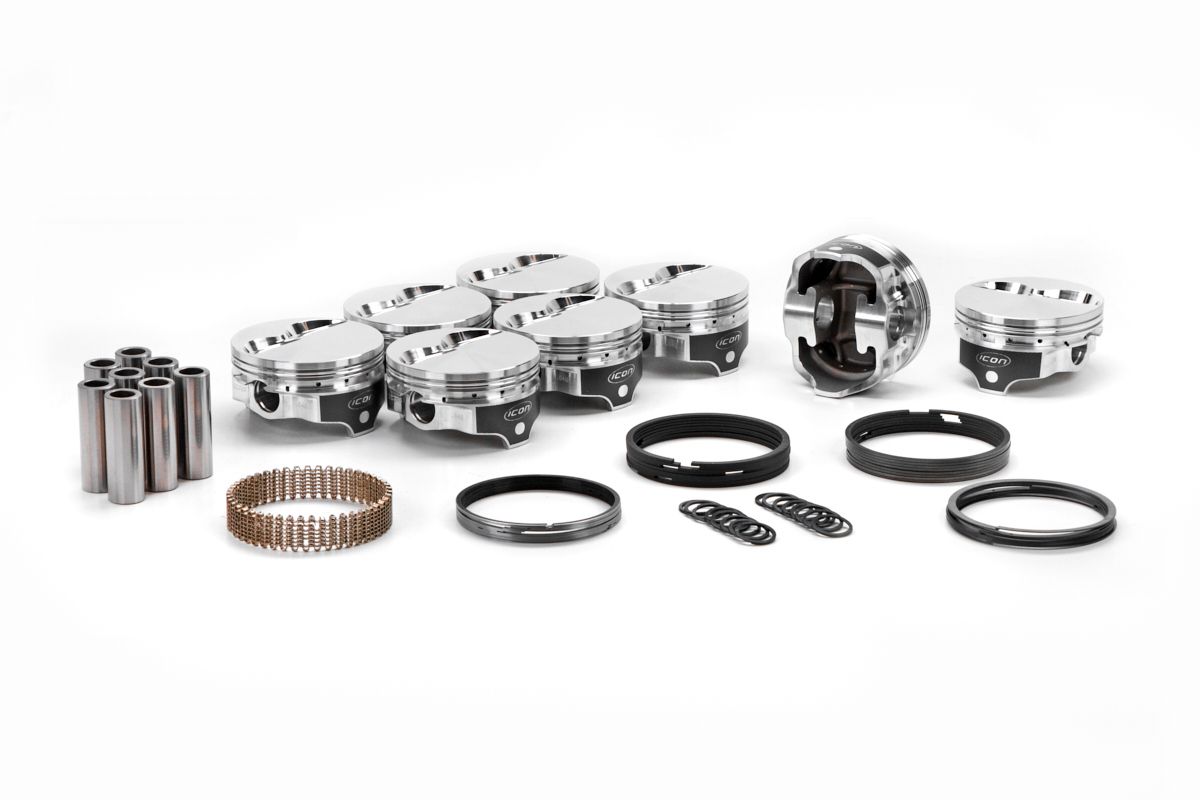 ICON PISTONSSBF FT Forged Piston Set 4.030 Bore -5.3cc