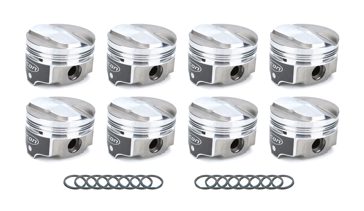 ICON PISTONSBBC FHR Dome Piston Set 4.125 Bore +17cc