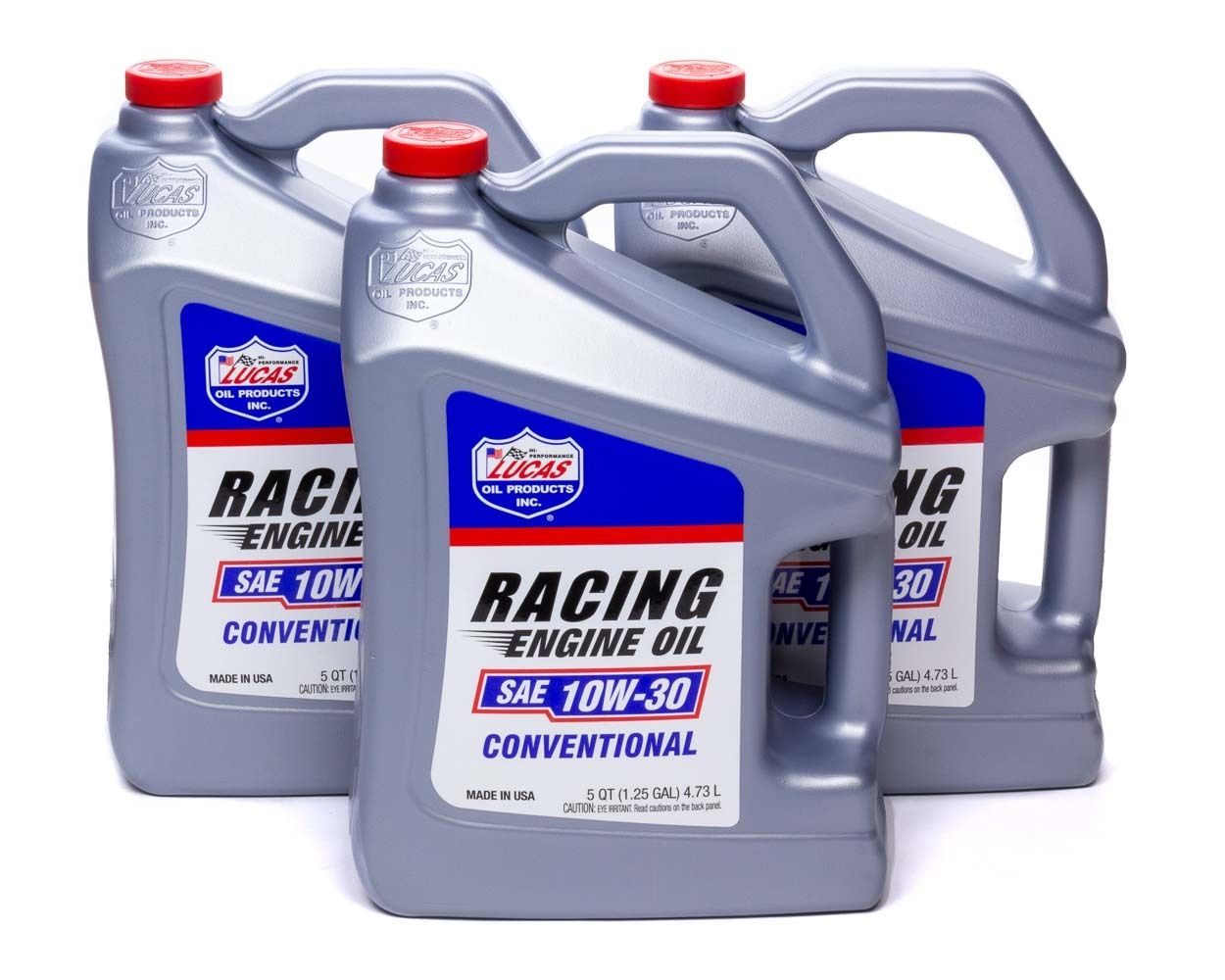 LUCAS OILSAE Racing Oil 10w30 Case 3 x 5qt Bottle