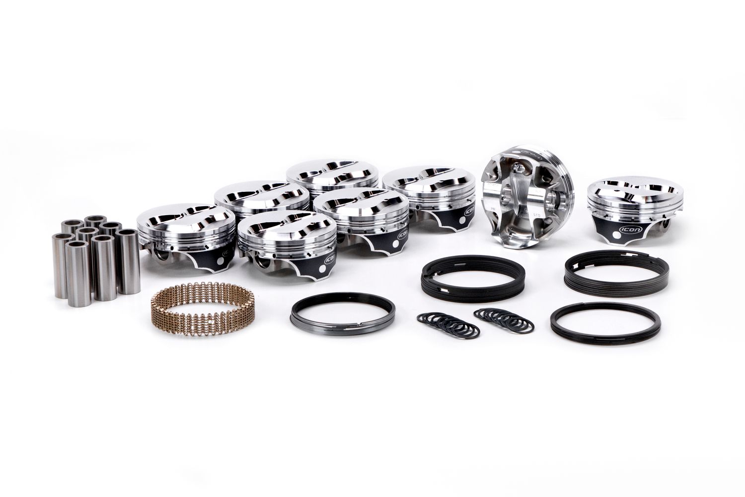 ICON PISTONSSBC Domed Forged Piston Set 4.125 Bore +7.8cc
