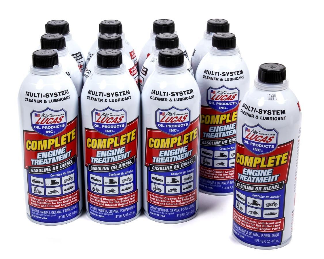 LUCAS OILComplete Engine Treat Ment Case 12 x 16 Oz